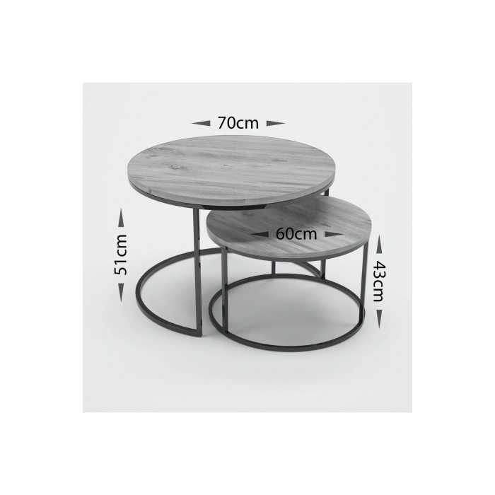 Orta Sehpa Ikili Lüx Specıal Ceviz