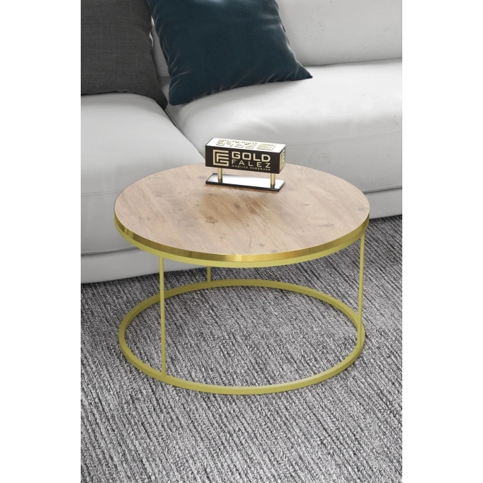 Orta Sehpa Ikili Lüx Specıal Gold Ceviz