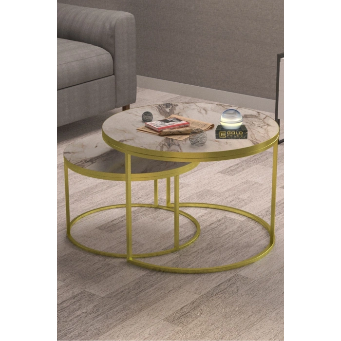 Orta Sehpa Ikili Lüx Specıal Gold Efes