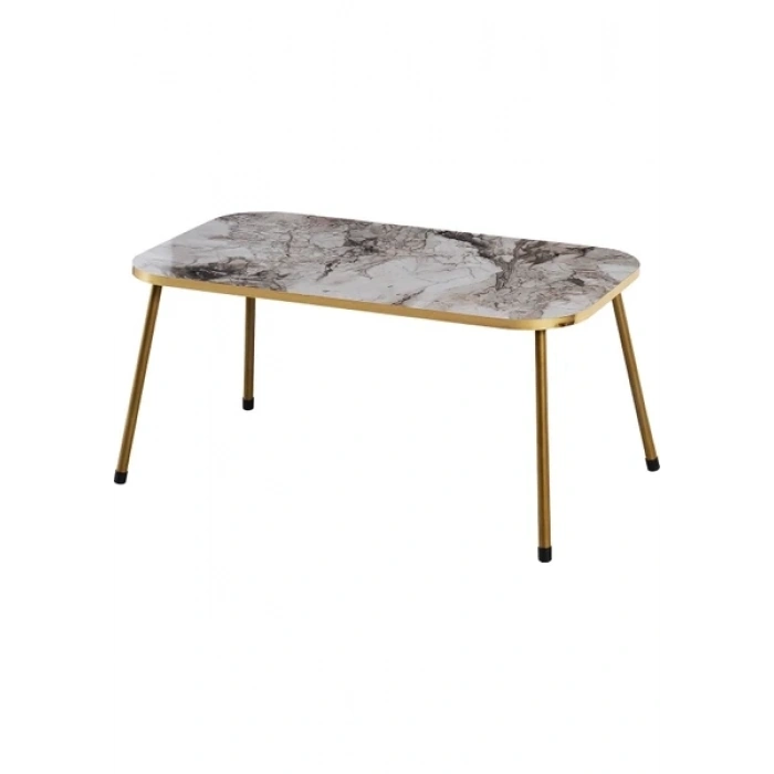 Orta Sehpa KR Altın Metal Ayak Efes Altın