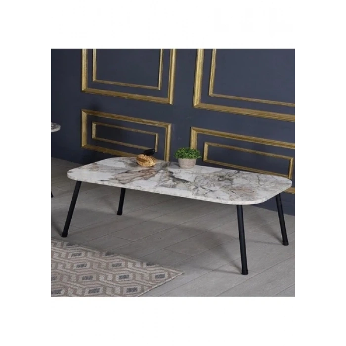 Orta Sehpa Kr Efes Metal Ayak Siyah