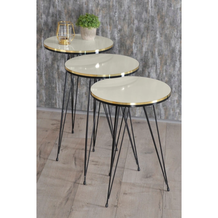 Orta Sehpa Kr Gold Efes Tel