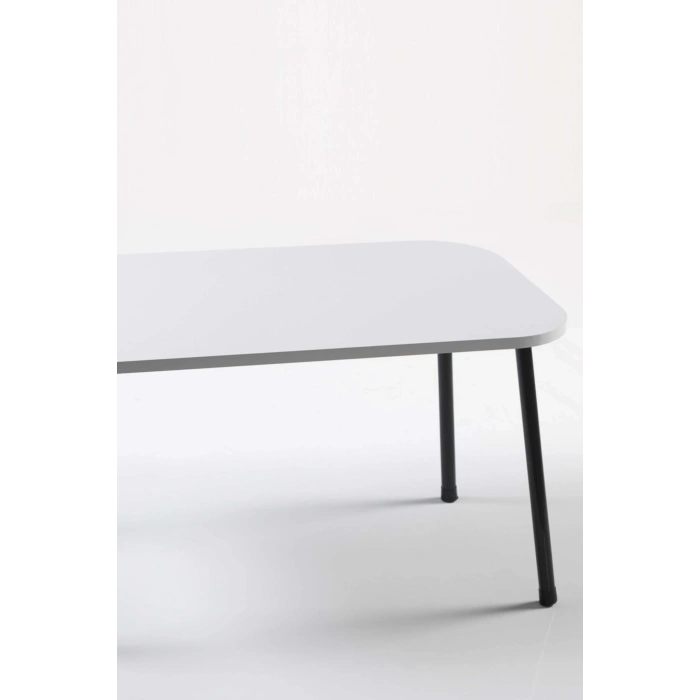 Orta Sehpa Kr Metal Ayak Beyaz