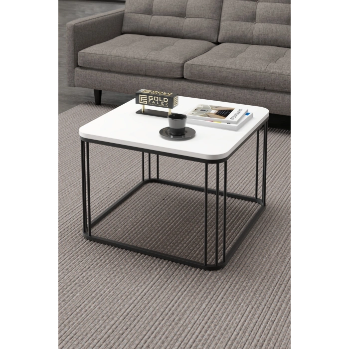 Orta Sehpa Tekli Alize Beyaz