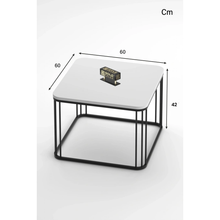 Orta Sehpa Tekli Alize Beyaz