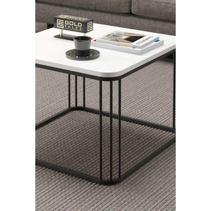 Orta Sehpa Tekli Alize Beyaz