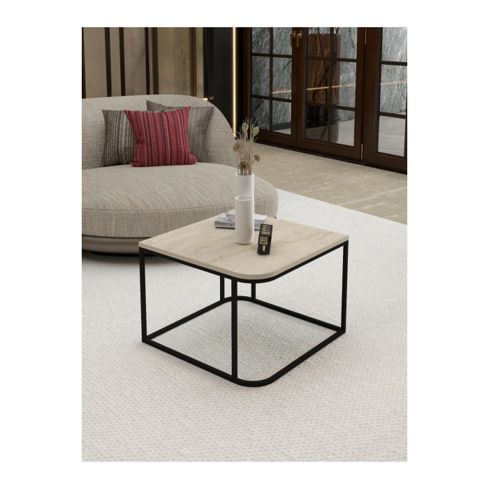 Orta Sehpa Tekli Damla Traverten