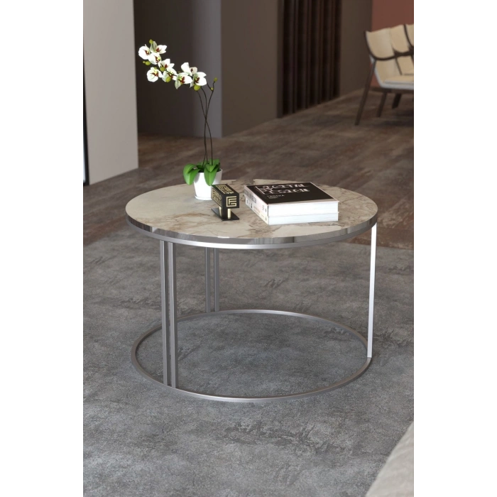 Orta Sehpa Tekli Special Lüx Gümüş Efes