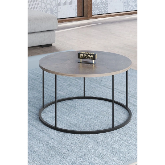 Orta Sehpa Tekli Ve 3Lü C Zigon Sehpa Kombin Set Gordion