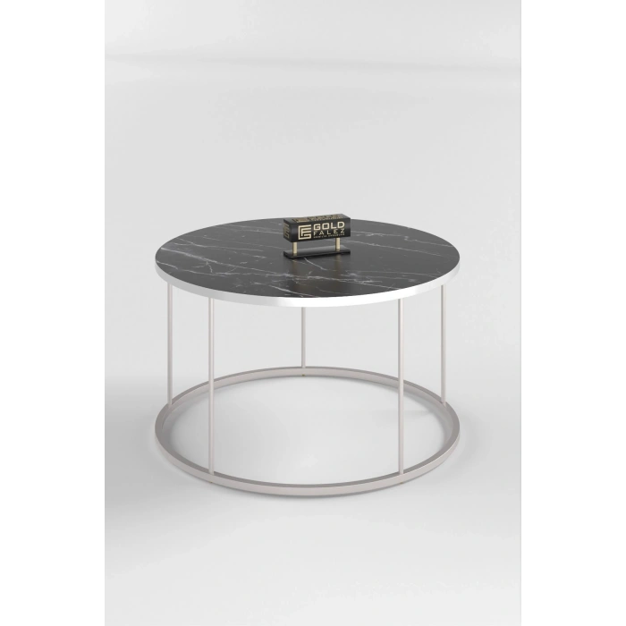 ORTA SEHPA TERRA LÜX GÜMÜŞ BENDİR