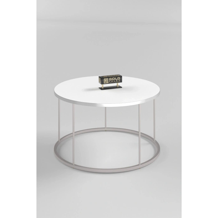 ORTA SEHPA TERRA LÜX GÜMÜŞ BEYAZ