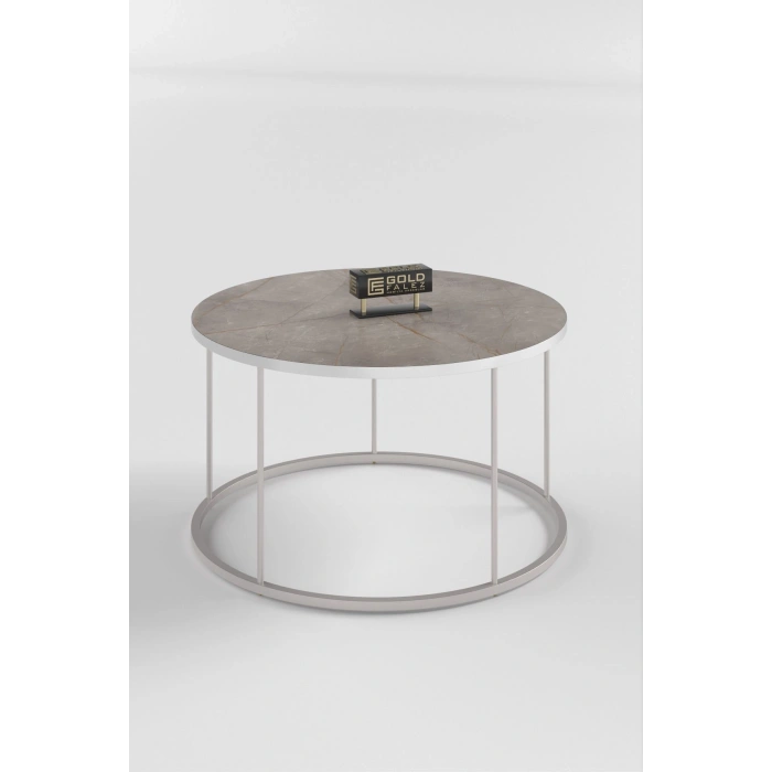 ORTA SEHPA TERRA LÜX GÜMÜŞ GORDİON