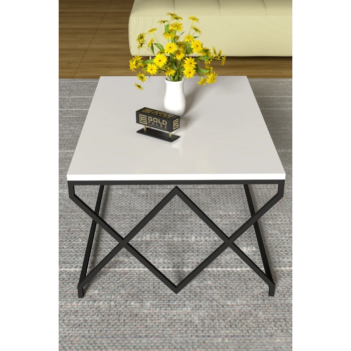 ORTA SEHPA V LÜX BEYAZ