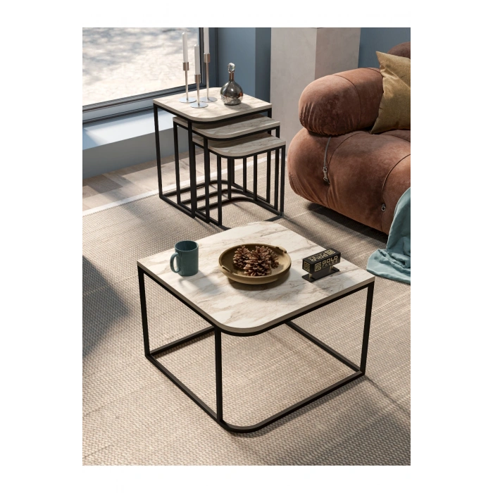 Orta Sehpa Ve Zigon Sehpa Damla Efes