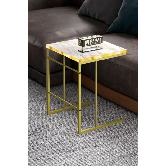 ORTA SEHPA VE ZİGON SEHPA SOLO SET GOLD EFES