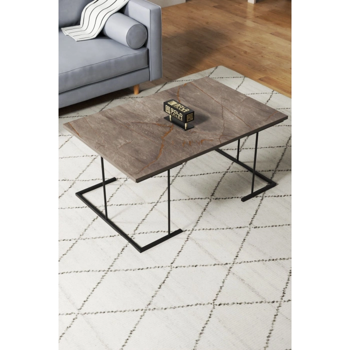 ORTA SEHPA VE ZİGON SEHPA SOLO SET GORDİON