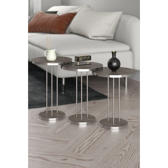 ORTA SEHPA VE ZİGON SEHPA TERRA GÜMÜŞ GORDİON