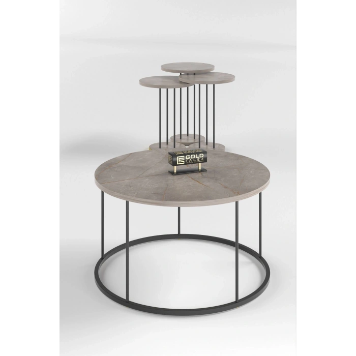 ORTA SEHPA VE ZİGON SEHPA TERRA SET GORDİON