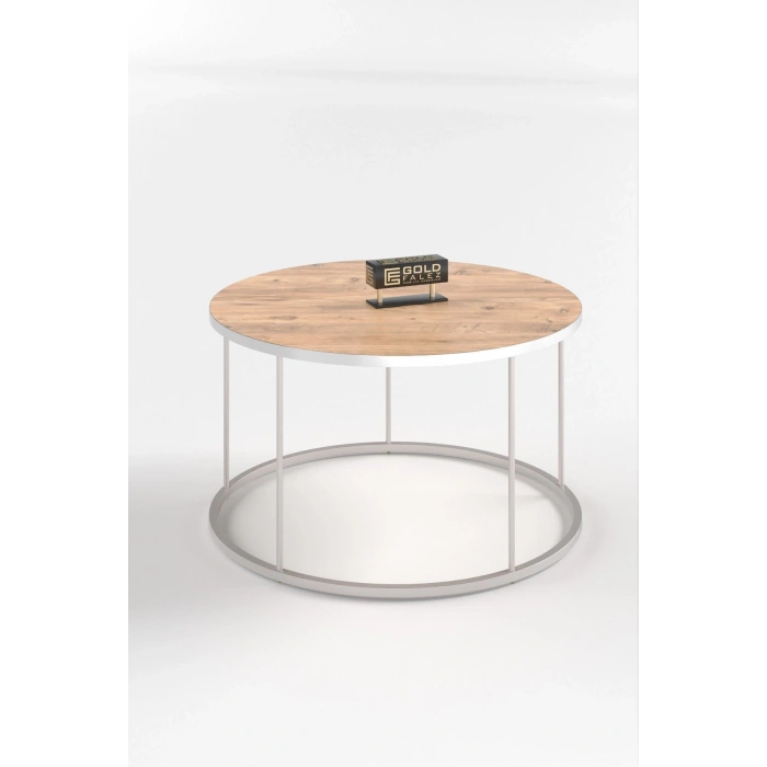 ORTA SEHPA VE ZİGON SEHPA TERRA SET GÜMÜŞ CEVİZ