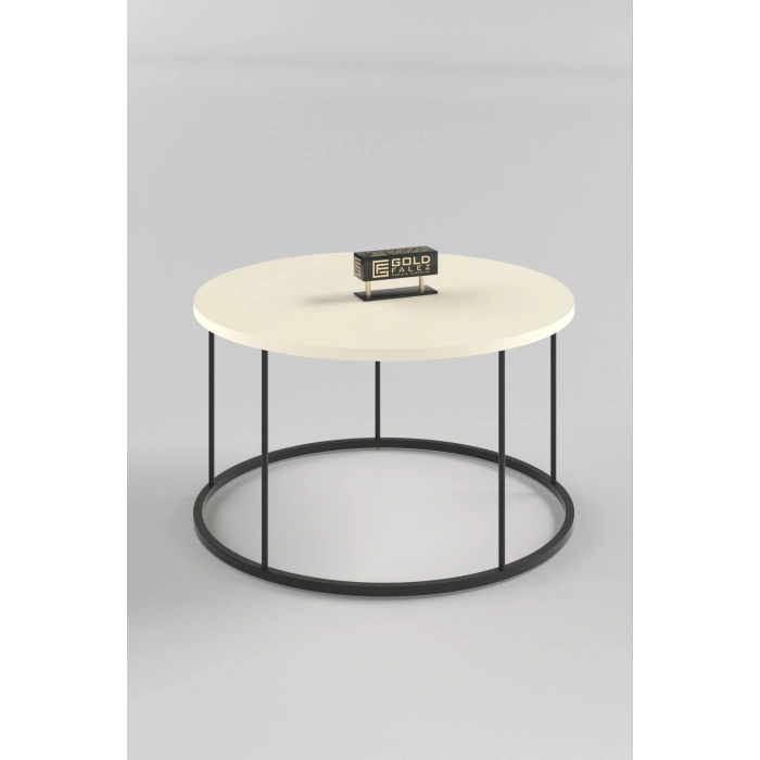 ORTA SEHPA VE ZİGON SEHPA TERRA SET KREM