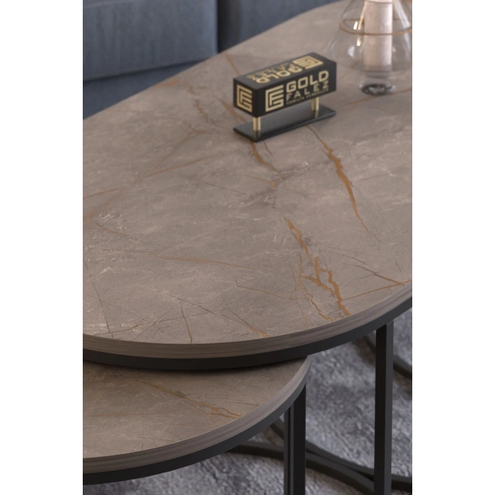 ORTA SEHPA ZİGON SEHPA YAN SEHPA 3 LÜ SET  DOLUNAY GORDİON