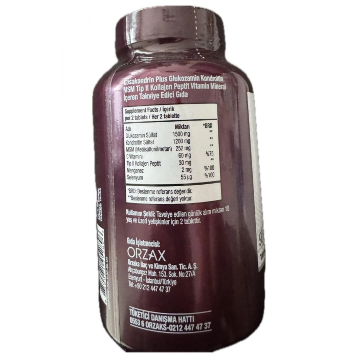 Orzax Cosakondrin Plus 90 Tablet