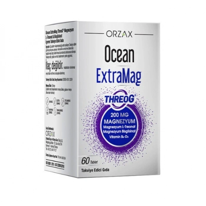 Orzax Ocean ExtraMag Threog 200 mg 60 Tablet