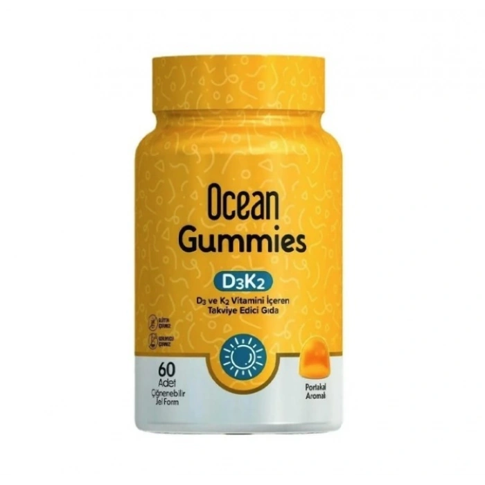 Orzax Ocean Gummies D3 K2 Vitamini 60 Adet