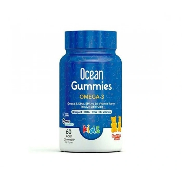 Orzax Ocean Gummies Omega 3 60 Adet Çiğnenebilir Jel Form