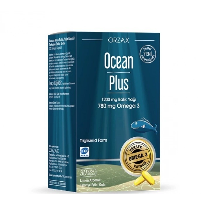 Orzax Ocean Plus 1200 mg 30 Kapsül