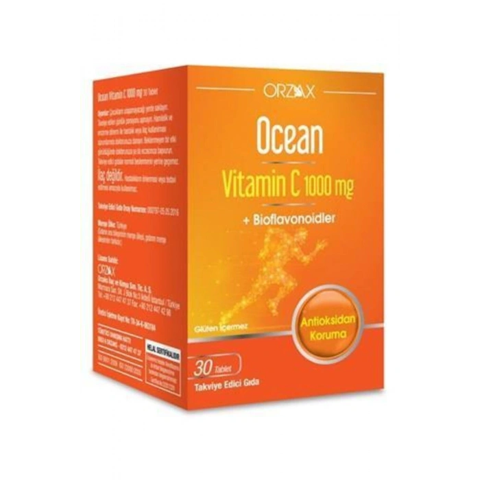 Orzax Ocean Vitamin C 1000 mg 30 Tablet