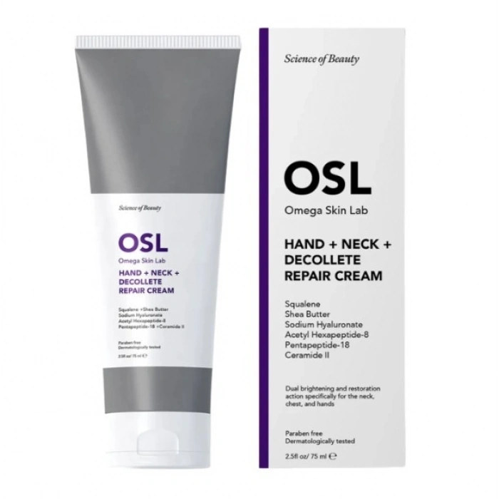 Osl Omega Skin Lab Hand + Neck + Decollete Repair Cream 75 ml
