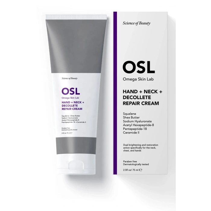Osl Omega Skin Lab Hand + Neck + Decollete Repair Cream 75 ml
