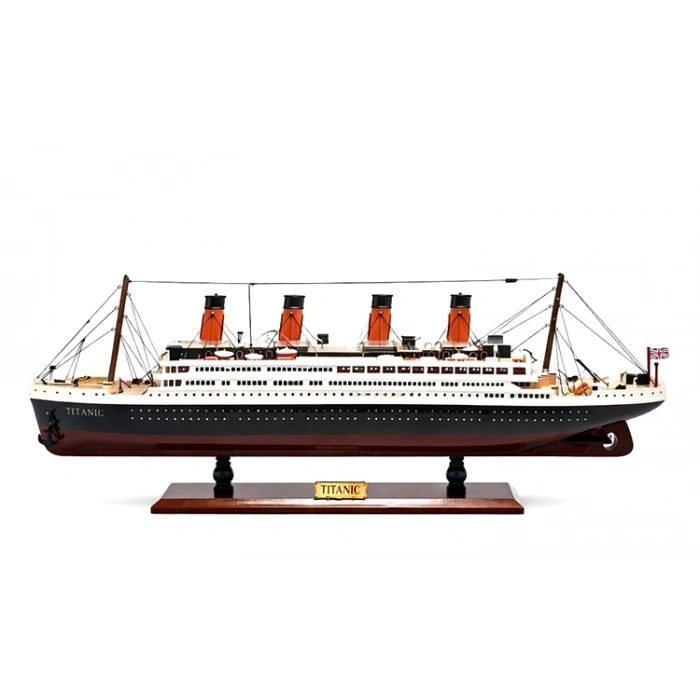Özel Tasarım Ahşap Işıklı Titanik Gemi - Model 2