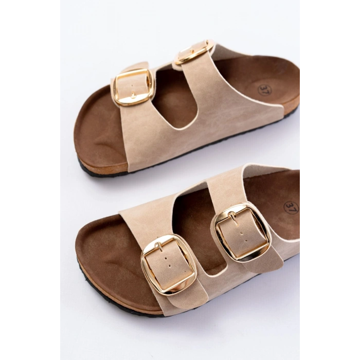 P-101 Bej Günlük  Kadın Terlik