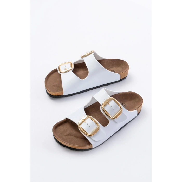 P-101 Beyaz Günlük Kadın Terlik