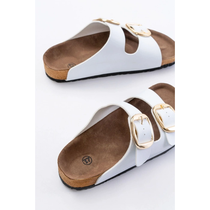 P-101 Beyaz Günlük Kadın Terlik