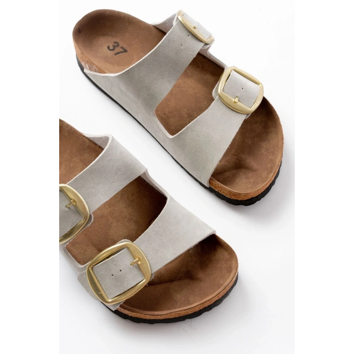 P-101 Gri Günlük  Kadın Terlik