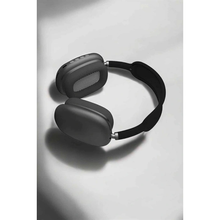 P9 Plus Hi-fi Ses Kalitesi Ayarlanabilir Mikrofonlu Bluetooth Kulaklık Siyah