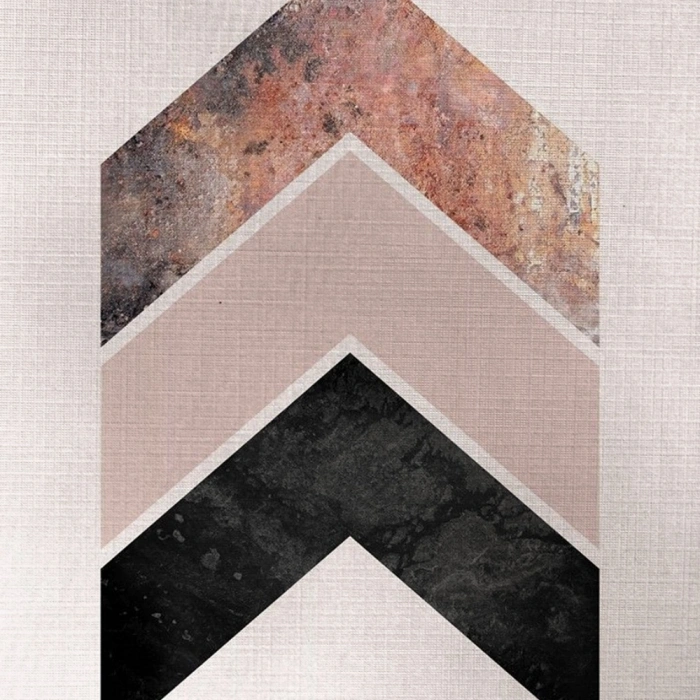 Pastel Renklerde Geometrik Şekiller Kanvas Tablo 50 x 70