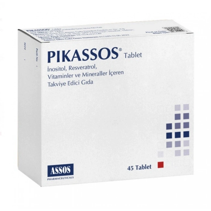 Pikassos İnositol ve Resveratrol 45 Tablet