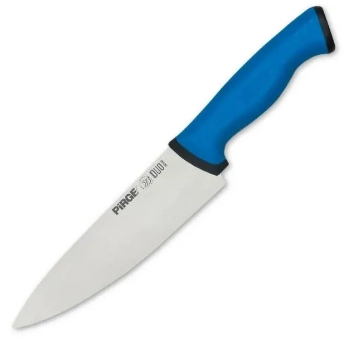 Pirge 34159 Duo Şef Bıçağı 16 cm - Mavi Kaymaz Sap