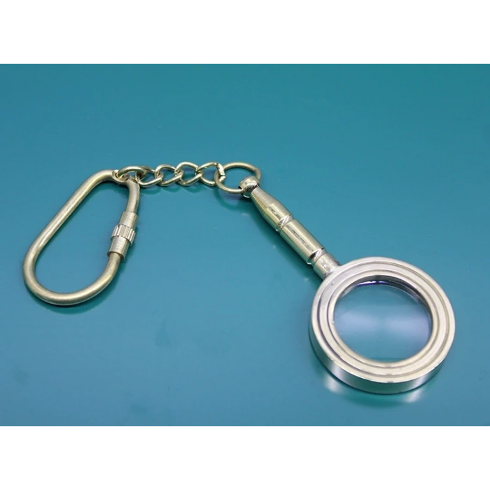 Pirinç Büyüteç Anahtarlık