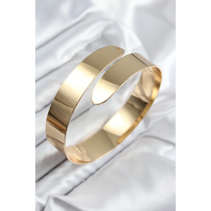 Pirinç Sarmal Model Gold Renk Pazu Bileklik