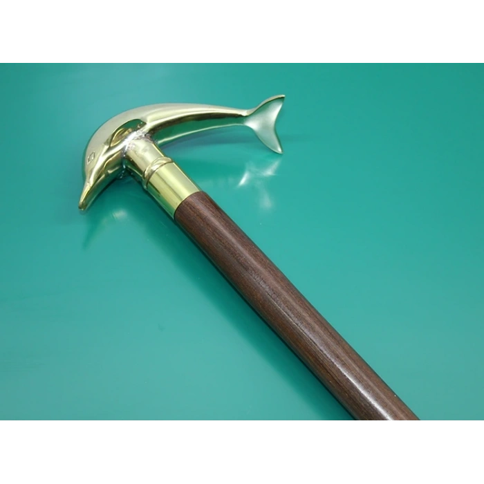 Pirinç Yunus Balıklı Baston