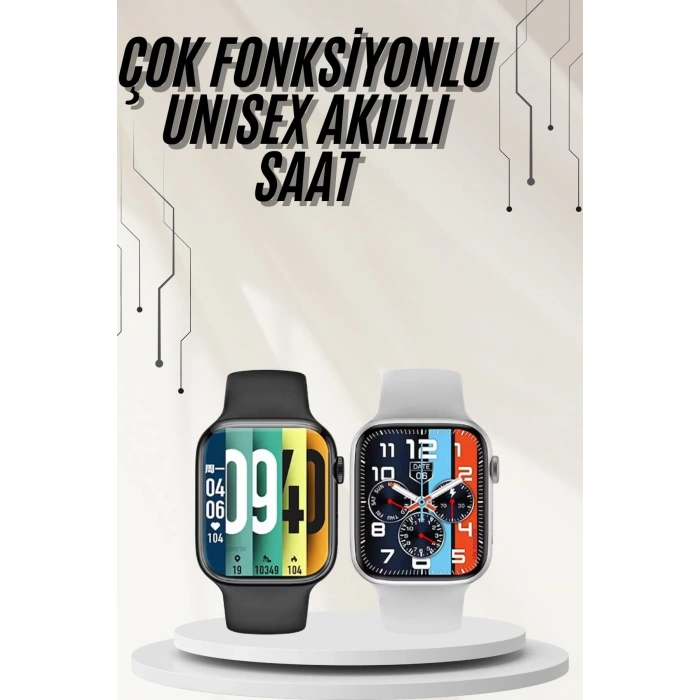 Plastik Kordonlu Kalp Atışı Uyku Takibi ve Çağrı Cevaplayabilen Akıllı Saat