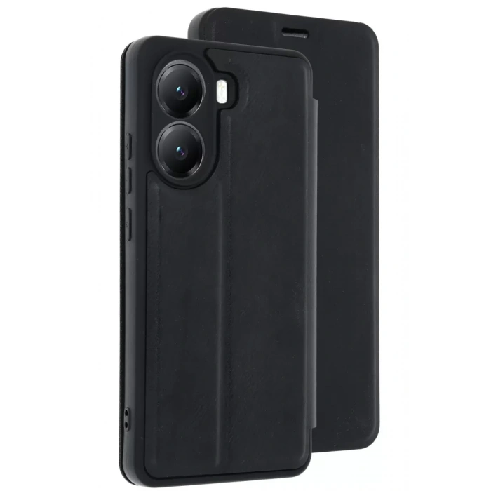 Poco X7 Pro Kılıf Flip Cover - Siyah