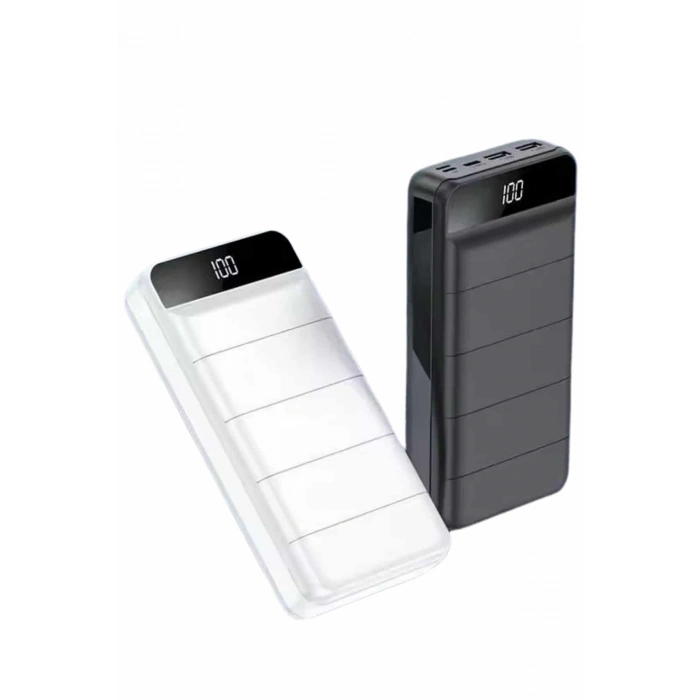 Powerbank 50.000 Mah Dijital Göstergeli Taşınabilir 4 Portlu Hızlı Powerbank