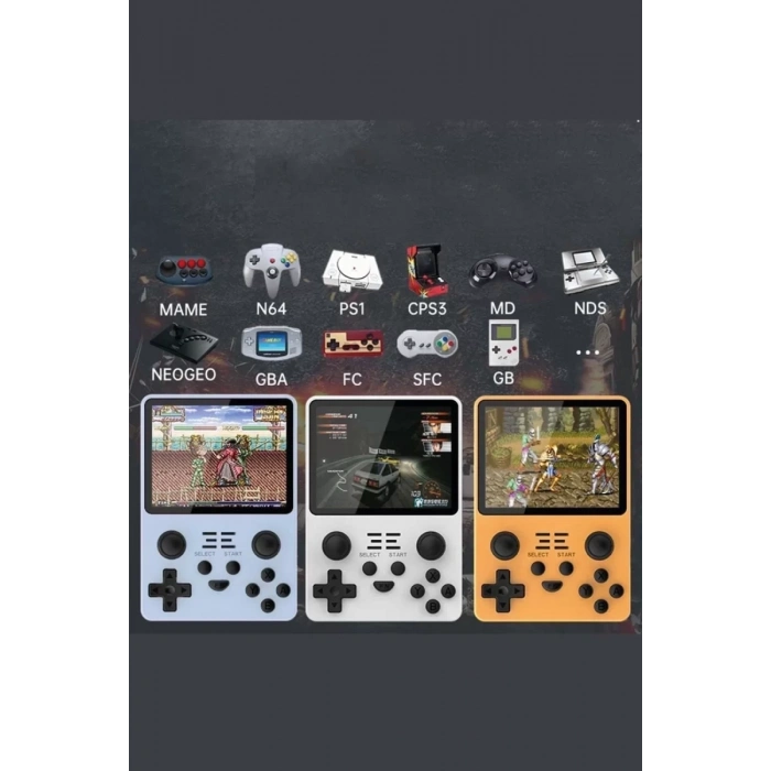 POWKIDDY RGB20S 64GB Retro Gamepad - Beyaz