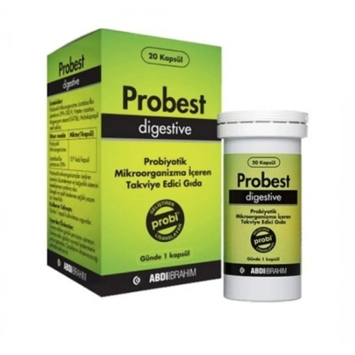 Probest Digestive Probiyotik 20 Kapsül